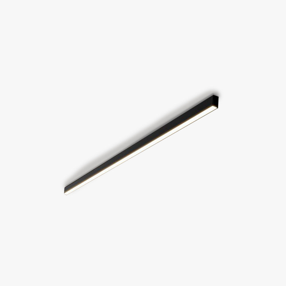 Black Sleek Linear Wall And Ceiling Light