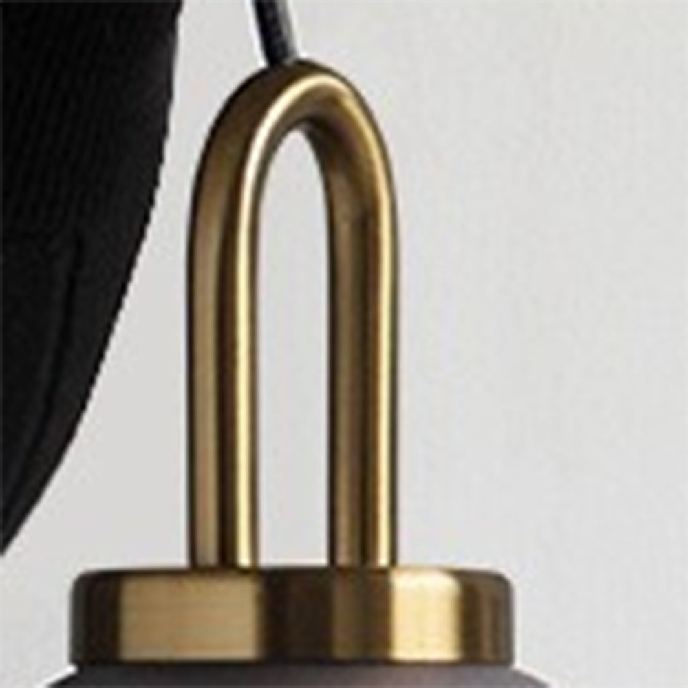 Rust Resistant Metal Frame Glass Cylinder Pendant Light
