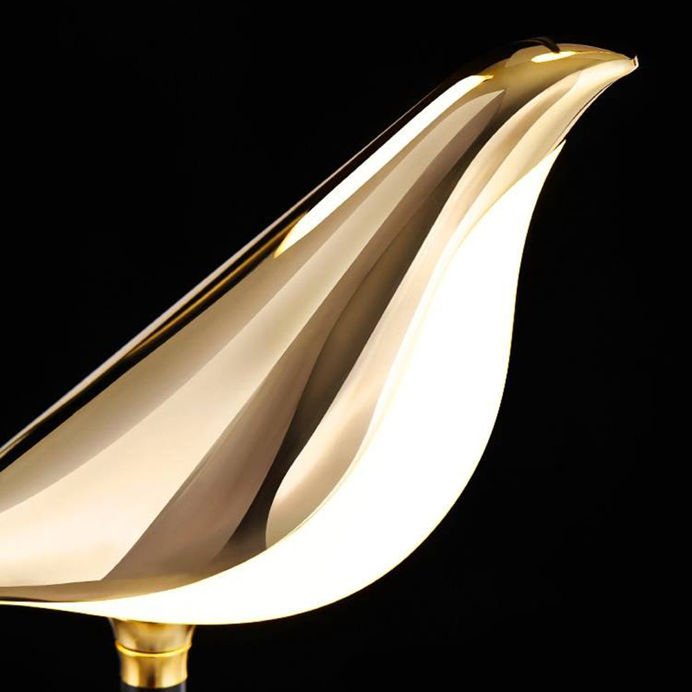 Gold And Black Bird Style Pendant Light For Warm Ambience