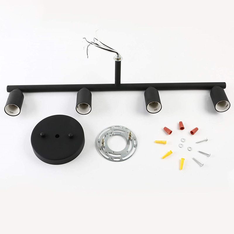 Bathroom Dimmable IP44 Black Modern Glass Wall Light