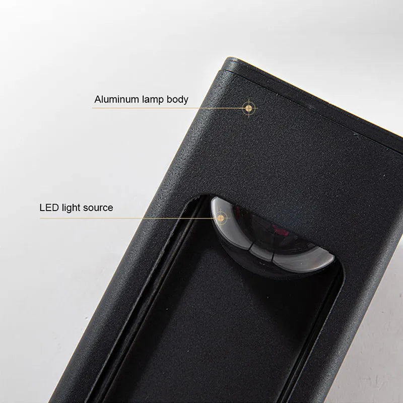 IP65 Waterproof Geometric Outdoor Wall Light For Corridor Or Garden