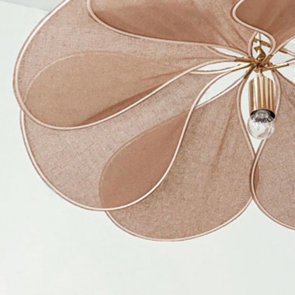Warm Fabric Shade Pendant Light Ritta