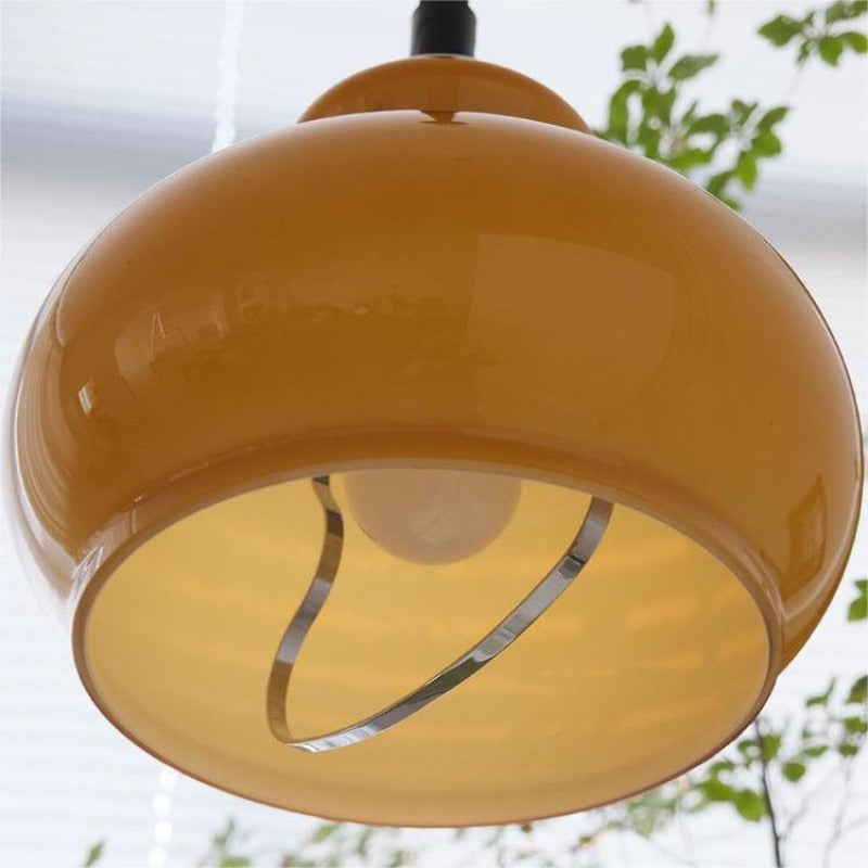 Retro Green Pendant Light For Ambient Living Room Glow