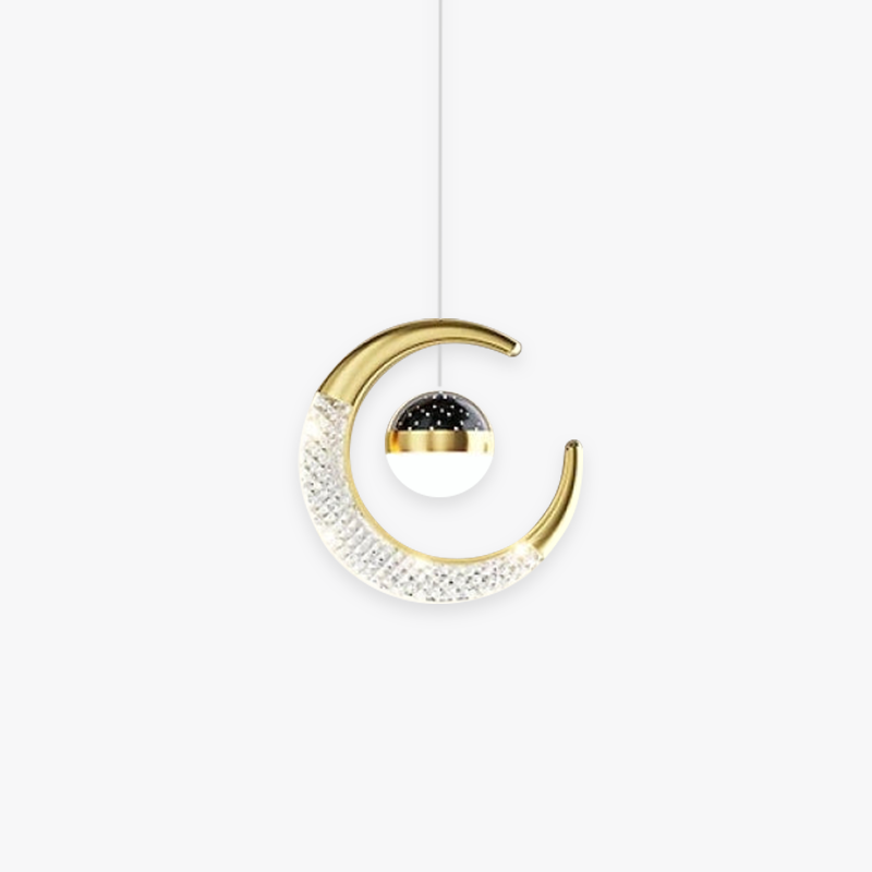 Black Gold Energy Efficient LED Pendant Light Starry
