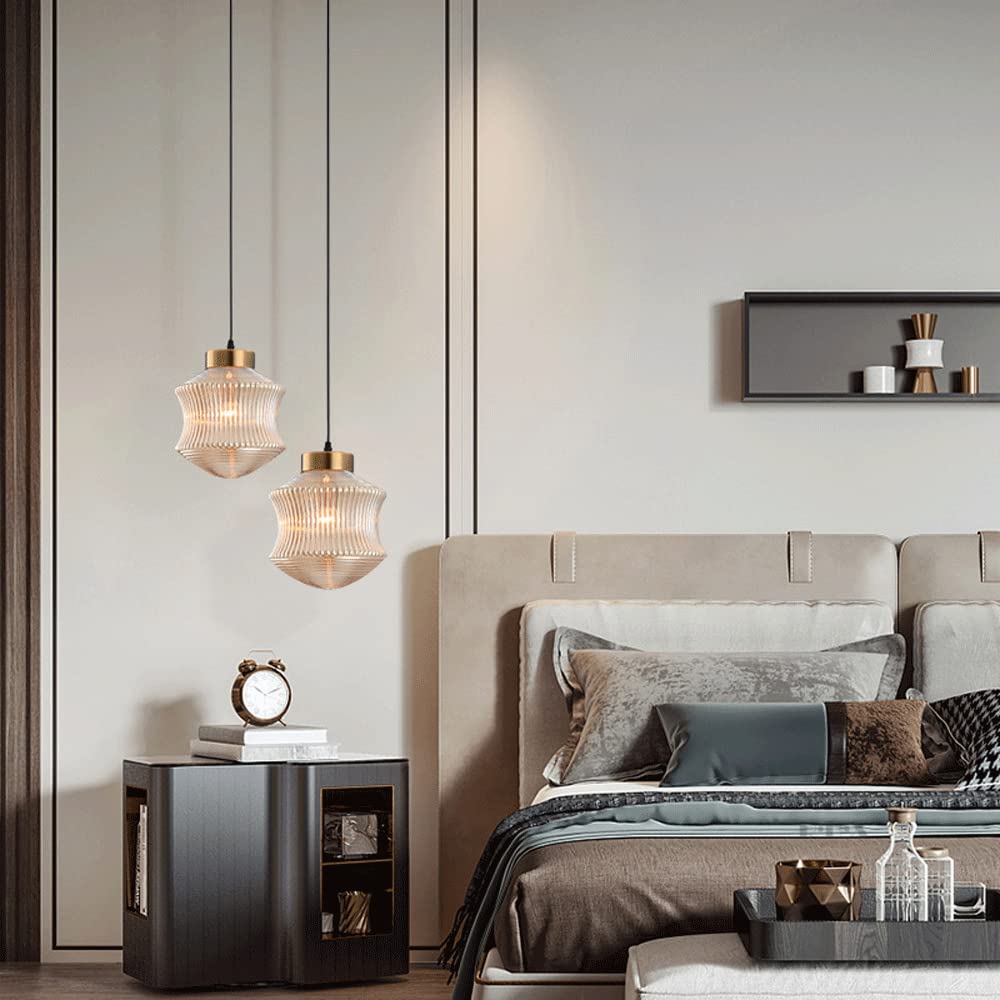 Cozy Ambience Glass LED Smoke Pendant Light
