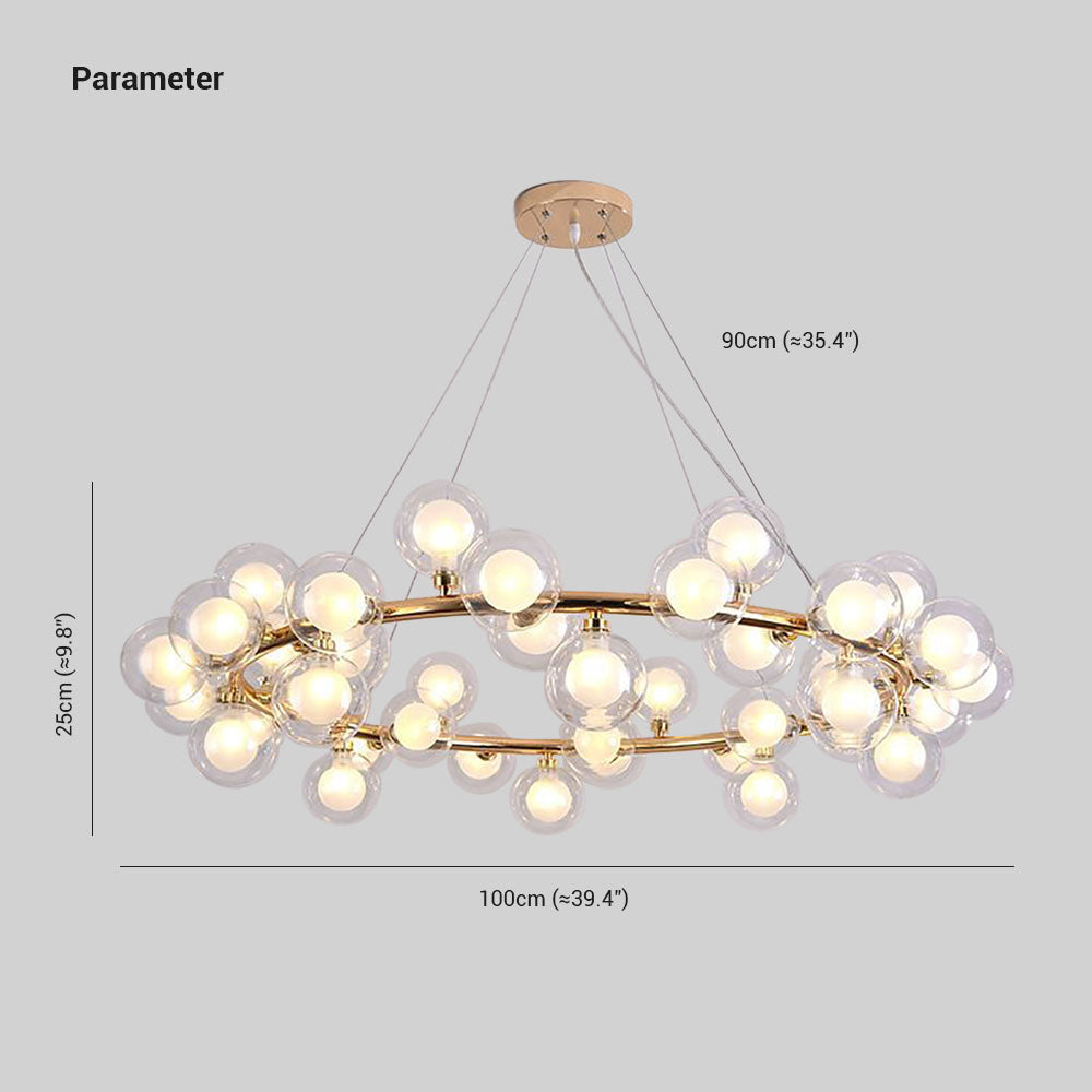 Pendant Light For Elegant Ambience Modern Gold Bubble