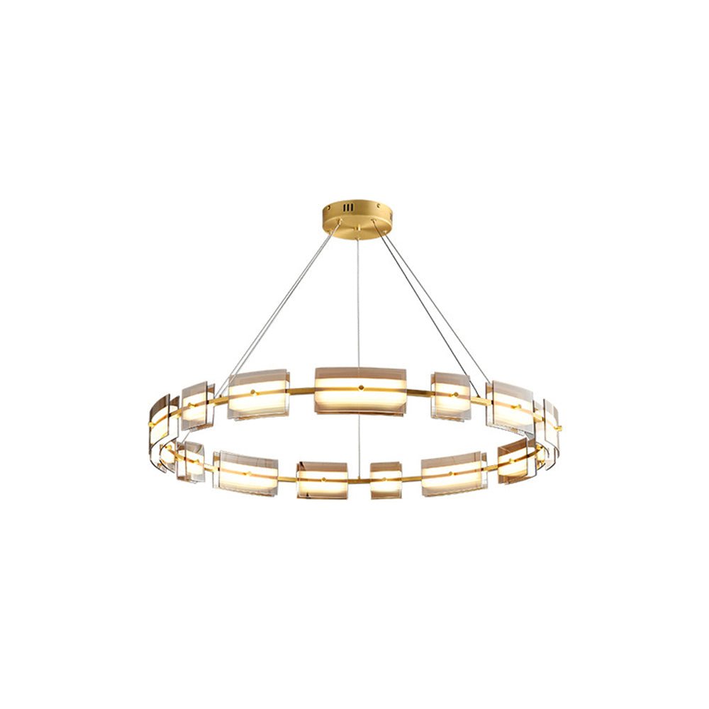 LED Bulbs Minimalist Ring Pendant Light