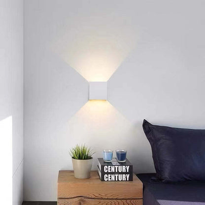 Adjustable Beam Outdoor LED Square Wall Light