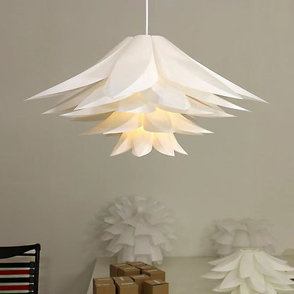 Delicate Ambient Glow Nordic Lotus Pendant Light