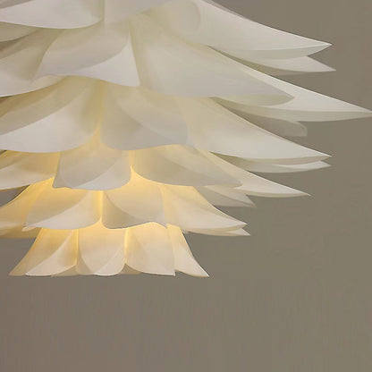 Delicate Ambient Glow Nordic Lotus Pendant Light