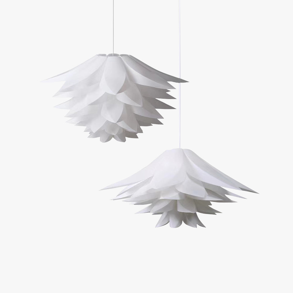Delicate Ambient Glow Nordic Lotus Pendant Light