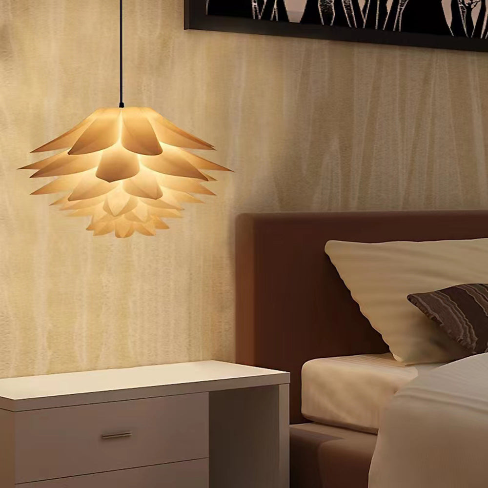 Delicate Ambient Glow Nordic Lotus Pendant Light