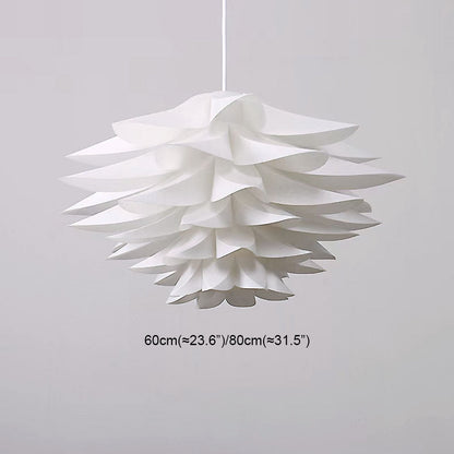 Delicate Ambient Glow Nordic Lotus Pendant Light