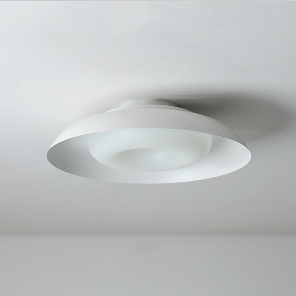 Flush Mount Nordic Ceiling White Light Bowl