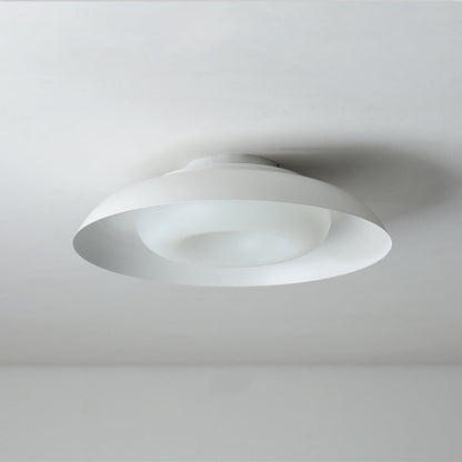 Flush Mount Nordic Ceiling White Light Bowl