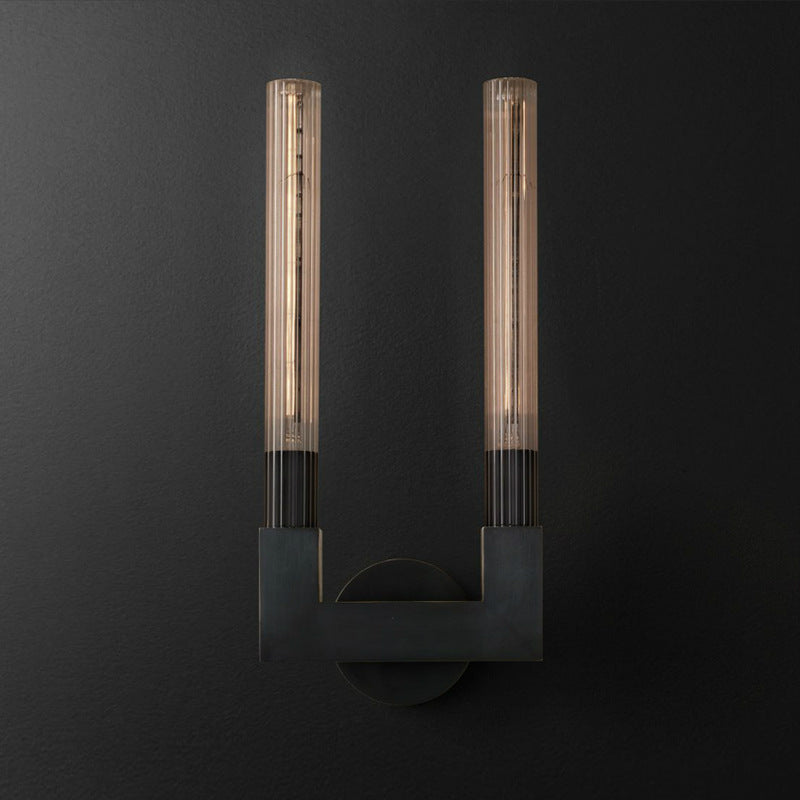Lamp For Bedroom And Dining Mid Century Glass Brass Wall