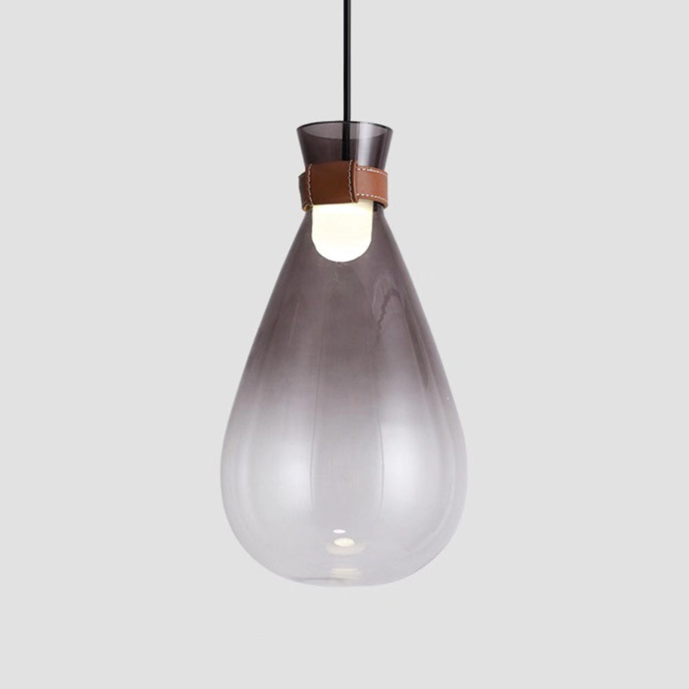 Elegant Ambiance Minimalist Teardrop Glass Pendant Light