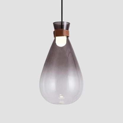 Elegant Ambiance Minimalist Teardrop Glass Pendant Light
