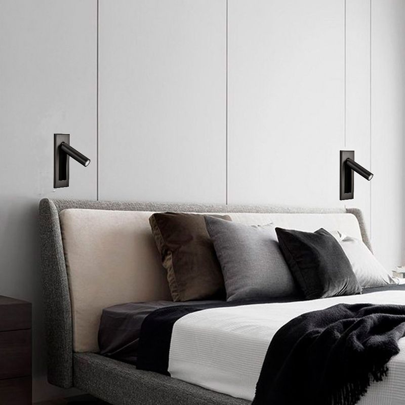 Modern Indoor Lamp NovaGlow Rotatable Bedside Wall Sconce