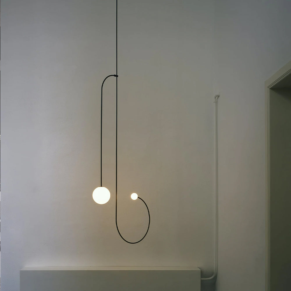 Black Modern Ambience Arisha Linear Pendant Light
