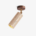 Warm Ambience Yellow Travertine Pendant Light