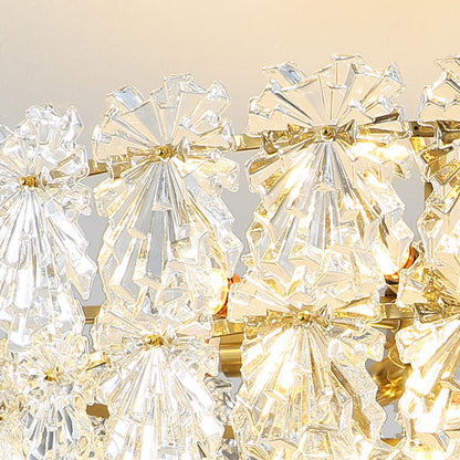 Modern Style Three Rings Gold Pendant Light