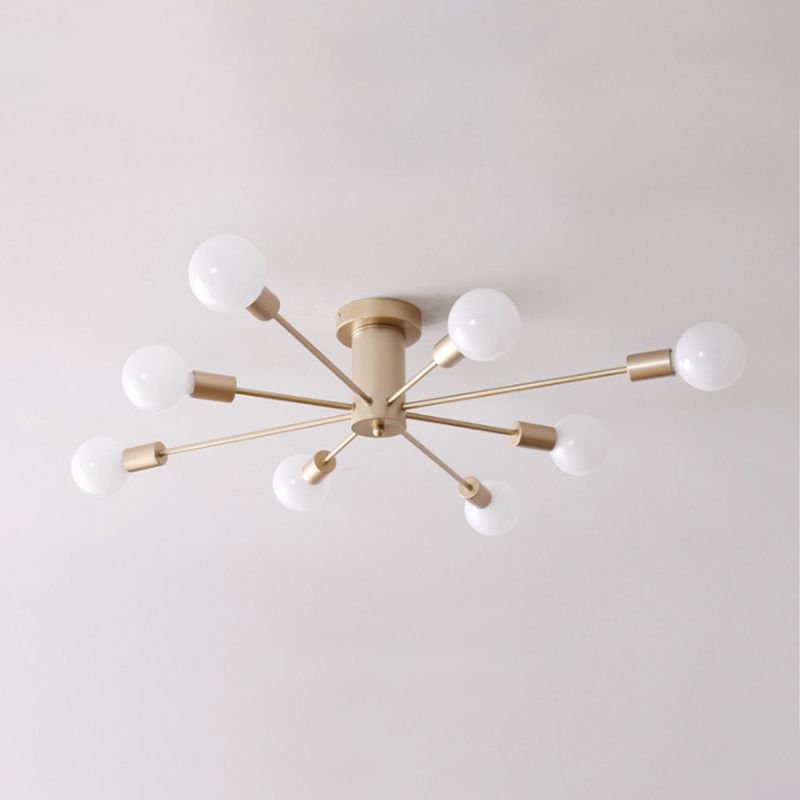 Modern Globe Flush Mount Ceiling Light Luna Bubble