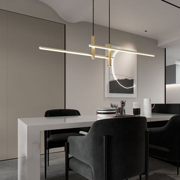 Focused Dining Illumination Modern Linear Pendant Light