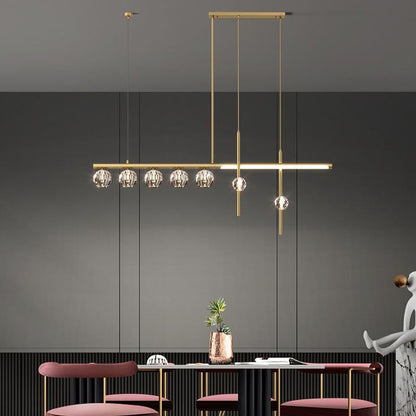 Pendant Light For Dining Room Ambiance Gold Crystal