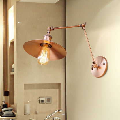 Bedroom And Living Room Vintage Adjustable Wall Light