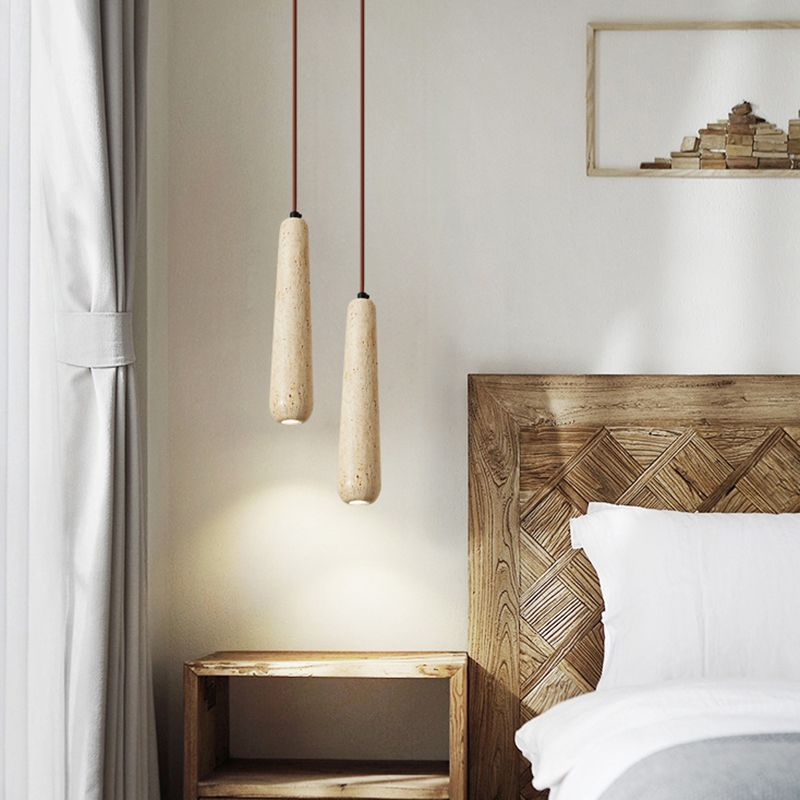 Minimalist Wood Pendant Light With Natural Finish Muto