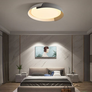 Four Finishes Modern LumaLine Flush Mount Ceiling Light