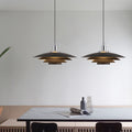 Ambient Dining Disc Shaped Metal Pendant Light