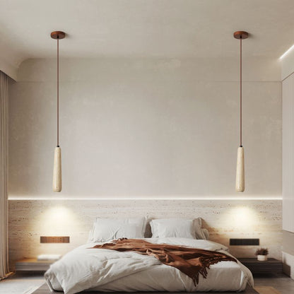 Minimalist Wood Pendant Light With Natural Finish Muto