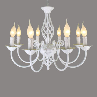 Pendant Light in Retro Candle Style for Dining Ambience