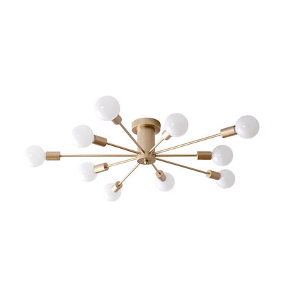 Modern Globe Flush Mount Ceiling Light Luna Bubble