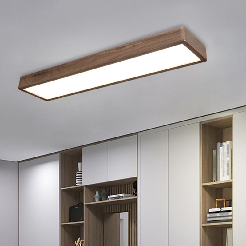 Flush Mount Rectangular LED Aurora Ceiling Light