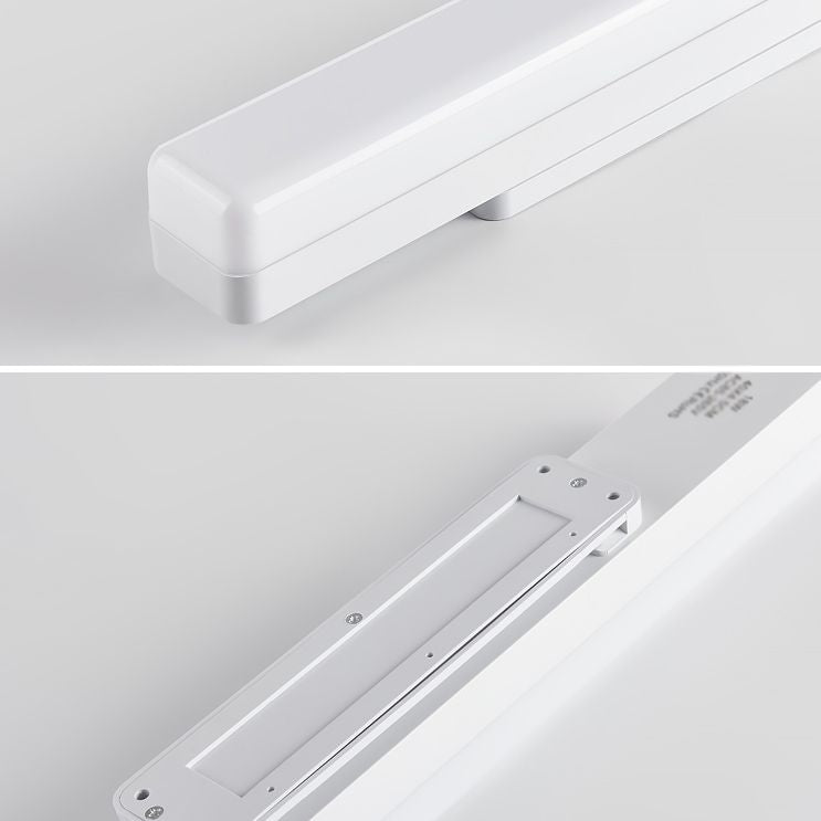 Dimmable Warm White Rectangular Wall Light For Bathrooms LuminaRect