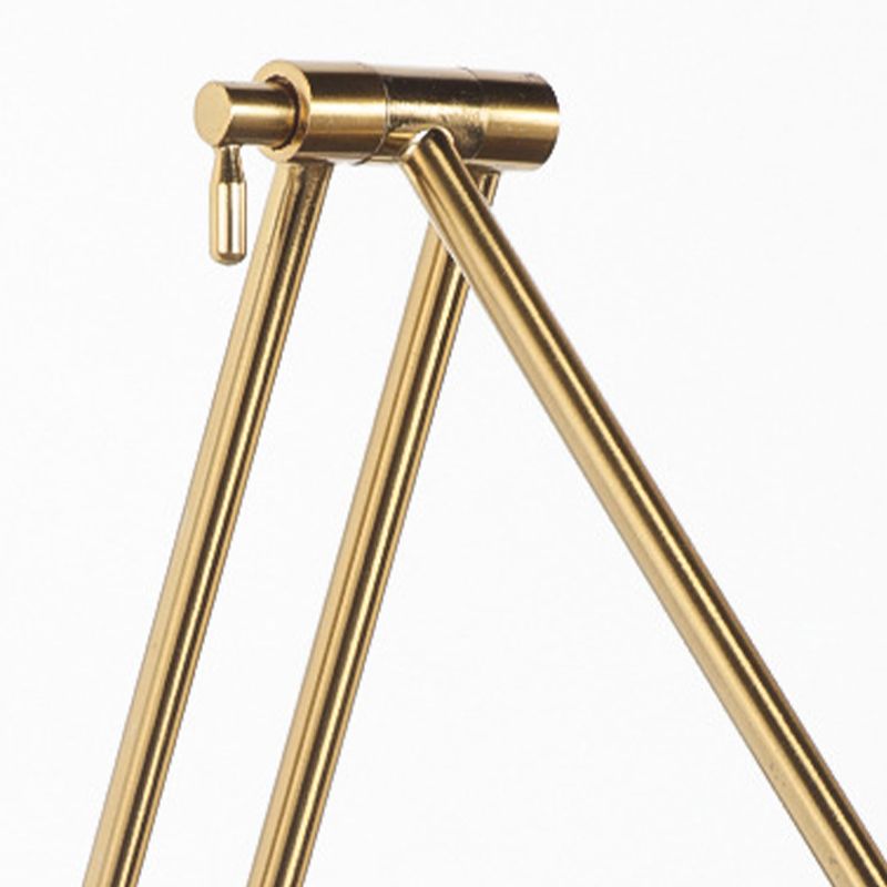 Cylindrical Adjustable Arm Brass Finish Wall Light With Dimmable