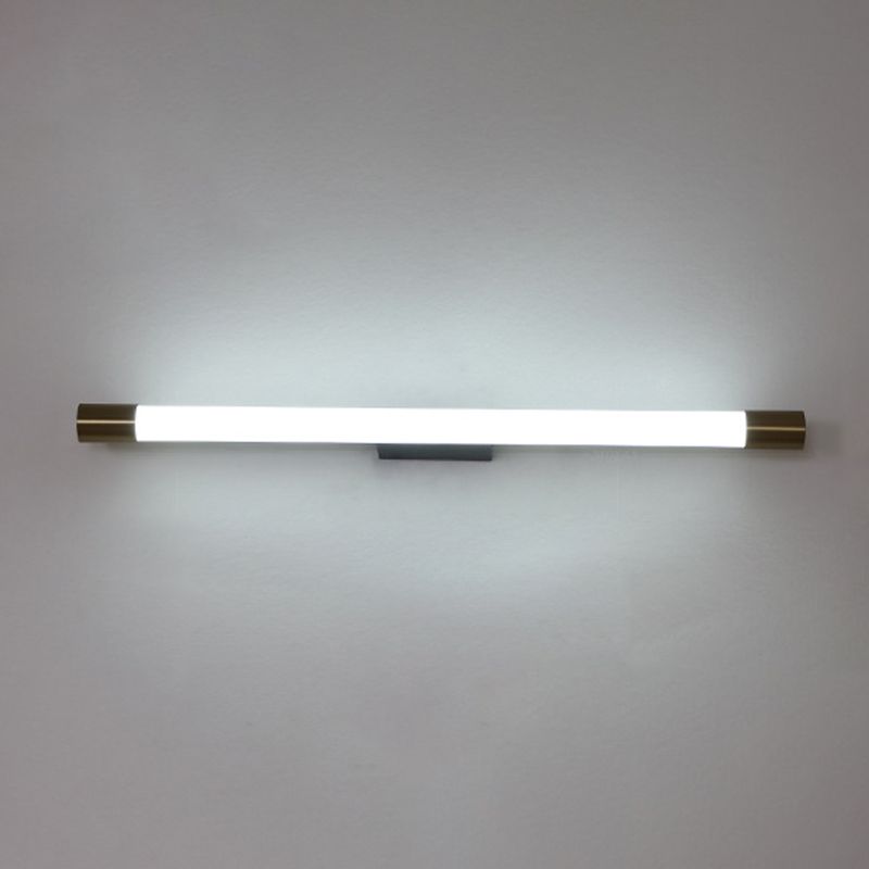 Front Vanity Gold Wall Mirror Luxor Light
