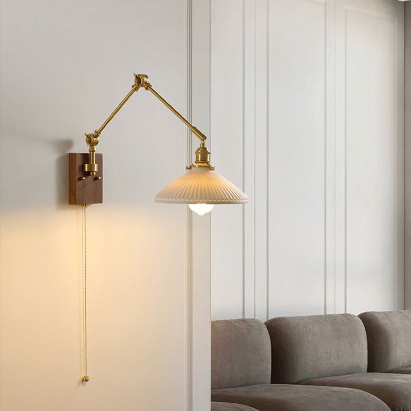 Modern Metal Adjustable Folding Wall Lamp LumaFold