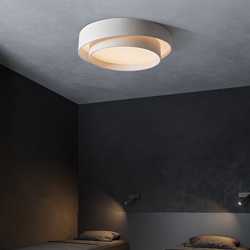 Nordic Style Circular Flush Mount Art Deco Ceiling Light