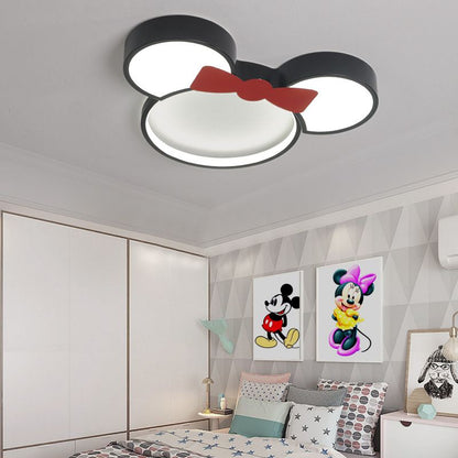 Two Styles Cartoon Mouse Flush Mount Ceiling Light