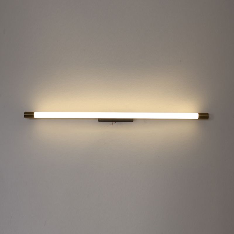 Front Vanity Gold Wall Mirror Luxor Light