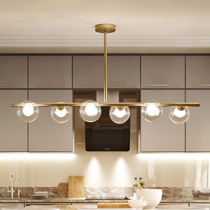 Ambient Dining Illumination Nordic Linear Pendant Light