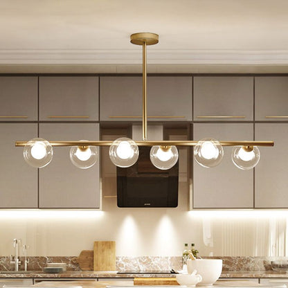 Ambient Dining Illumination Nordic Linear Pendant Light