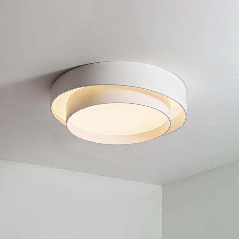 Nordic Style Circular Flush Mount Art Deco Ceiling Light