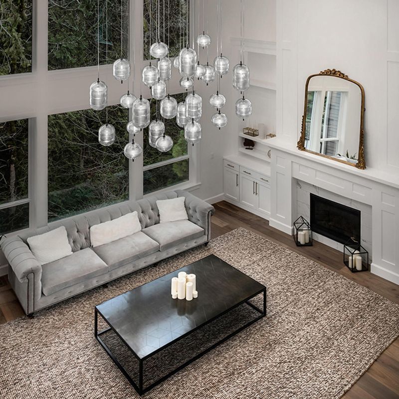 Gold Ambient Glow Modern Black Pendant Light