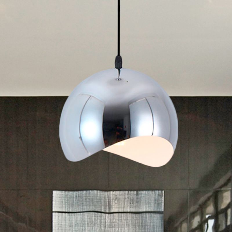 Durable Metal Finish Pendant Light With Nordic Globe
