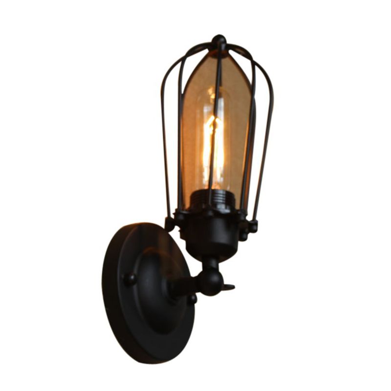 Classic Finishes Vintage Iron Wall Lamp For Dimmable Indoor Use